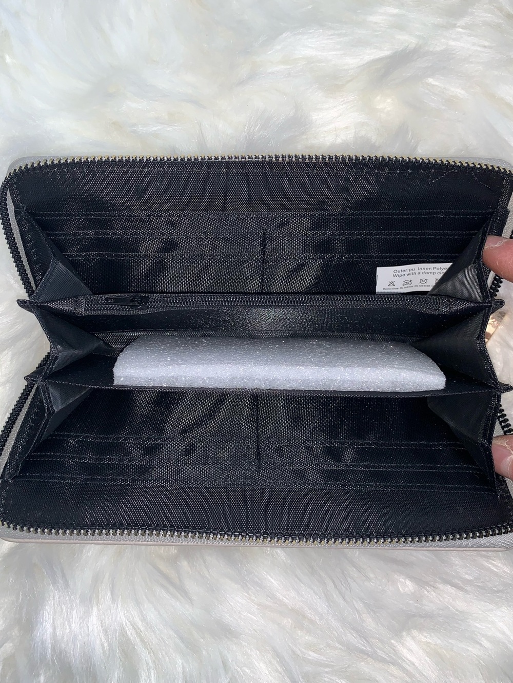 ECO Textured Zip Wallet - Picture 2 of 5